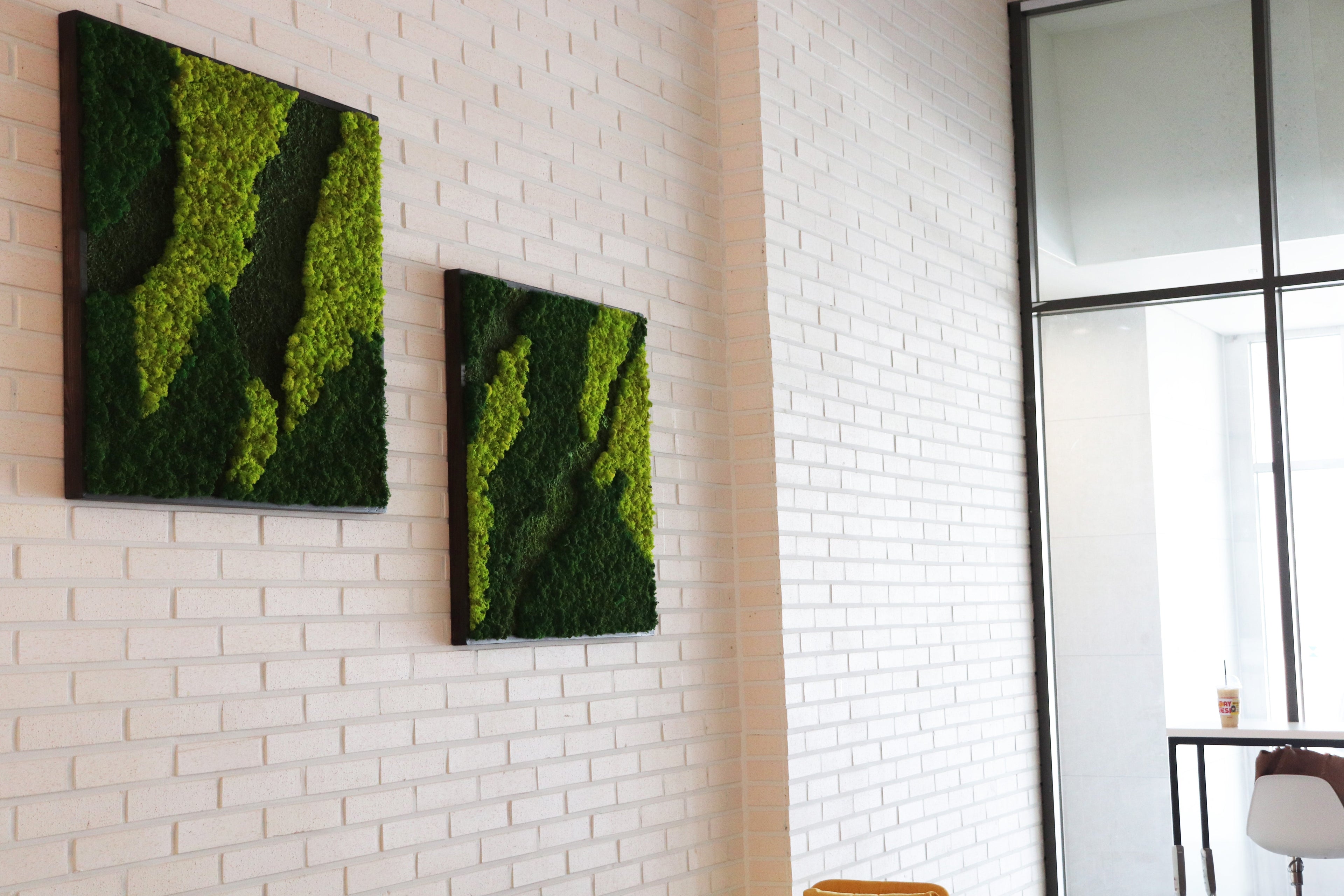 힐스테이트 아파트 휴게공간, 모스월아트로 자연 친화적 분위기 조성