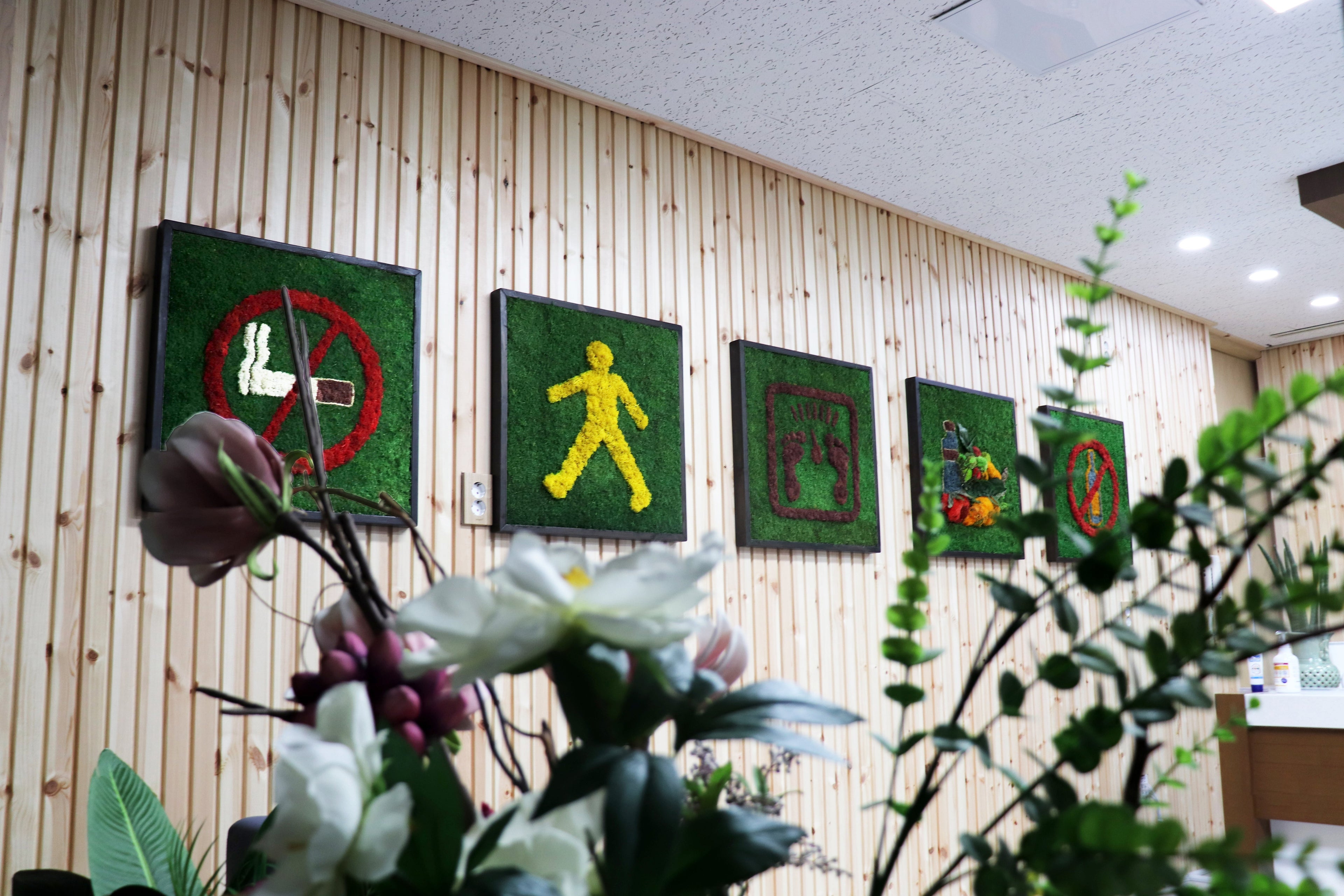 여주시 보건소, 전국 최초로 모스월아트 도입…자연을 품은 치유환경 조성