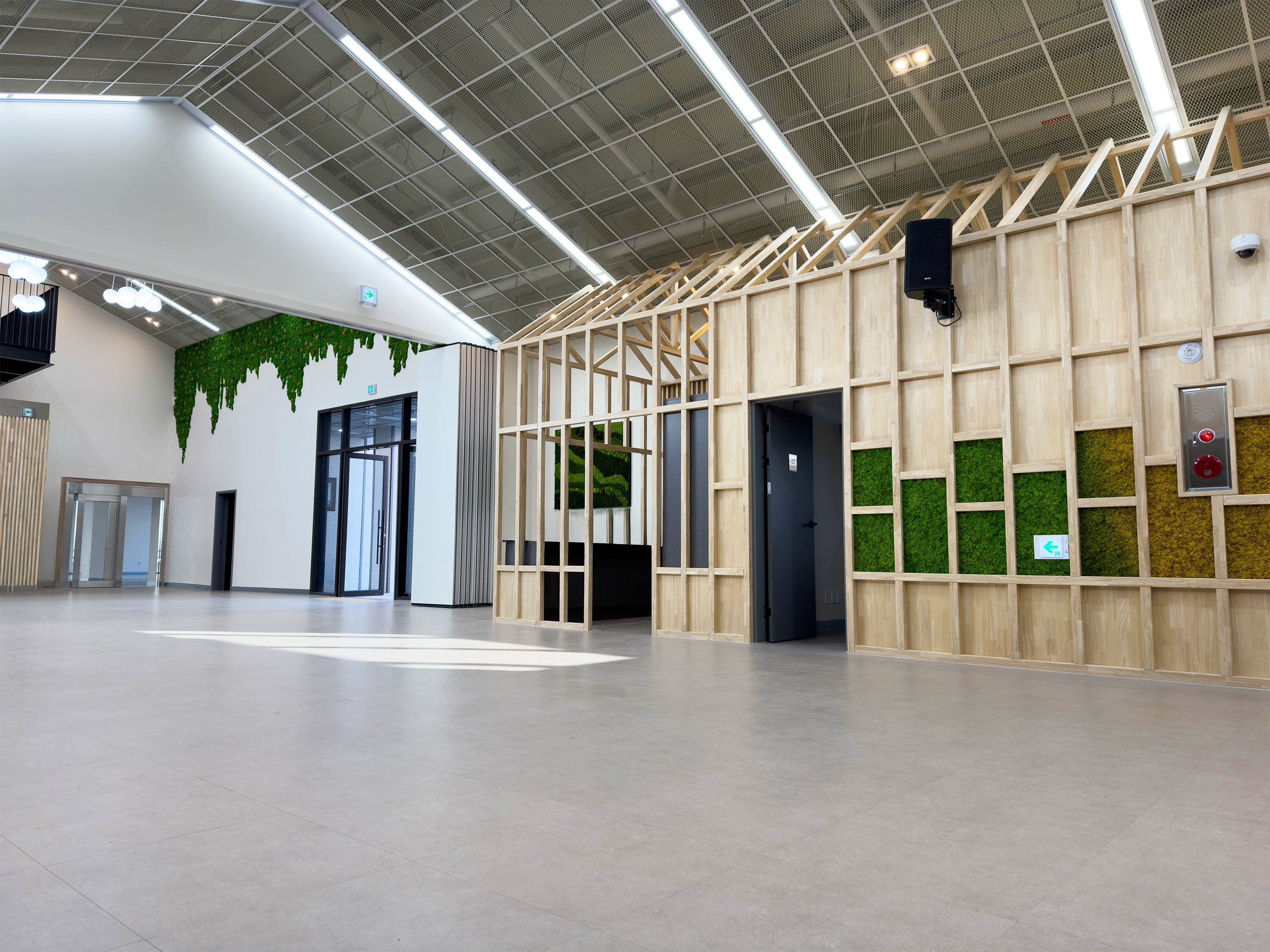 김제시 지평선 새마루 휴게소, 모스월아트 설치로 자연 친화적 쉼터 조성